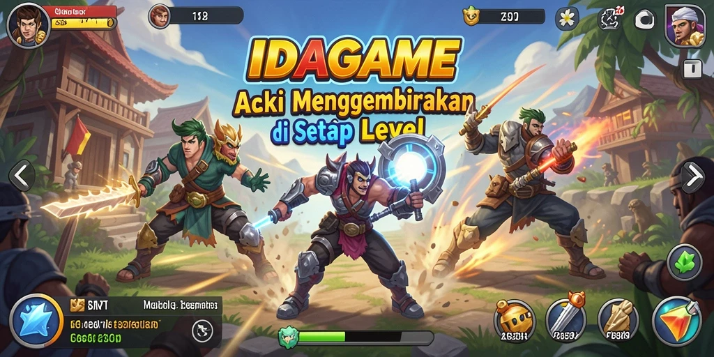 Tangkapan layar IDAGAME menampilkan aksi seru dan visual yang memukau.