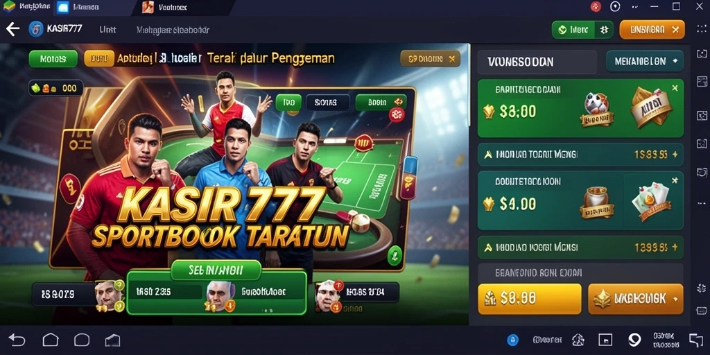 Tampilan menarik gameplay Sportsbook KASIR777.