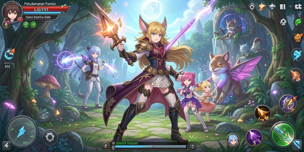 Tampilan luar biasa dari gameplay animasi LG111.