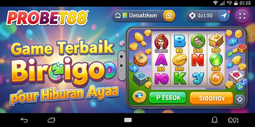Tampilan gameplay seru dari PROBET88 dalam permainan Bingo.