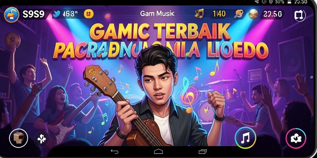 Tampilan gameplay menawan dari S9S9 dengan melodi beragam.