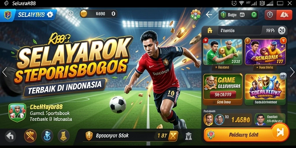 Tampilan gameplay SELAYAR88 dalam taruhan olahraga yang seru.